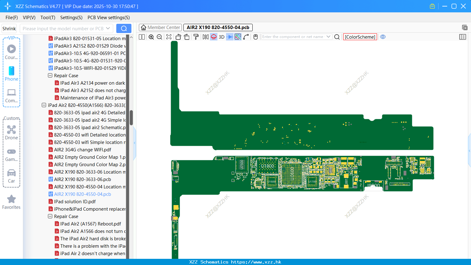 IPad AIR2 X190 820-4550-04